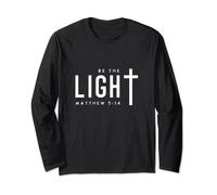 Christian Be The Light Bible Verse Faith Christians Long Sleeve T-Shirt