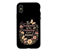 Christian Be Transformed By The Renewing Of Your Mind Gift Case for iPhone X/XS