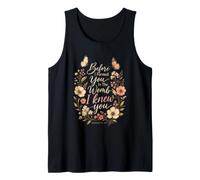 Christian Before I Formed You in The Womb I Knew You Gift Tank Top