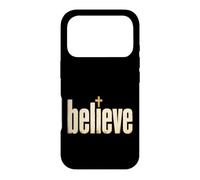 Christian Believe Faith Cross Religious Gift Case for iPhone 17 Pro