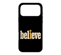 Christian Believe Faith Cross Religious Gift Case for iPhone 17 Pro Max