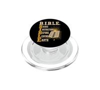 Christian Bible Basic Instructions Before Leaving Earth Gift PopSockets PopGrip for MagSafe