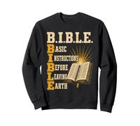 Christian Bible Basic Instructions Before Leaving Earth Gift Sweatshirt