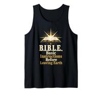 Christian Bible Basic Instructions Before Leaving Earth Gift Tank Top