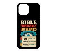 Christian Bible Emergency Hotlines Verse Gift Case for iPhone 12 Pro Max