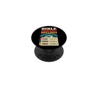 Christian Bible Emergency Hotlines Verse Gift PopSockets Adhesive PopGrip