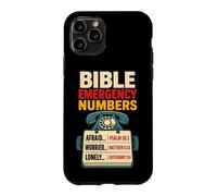 Christian Bible Emergency Numbers Scripture Gift Case for iPhone 11 Pro