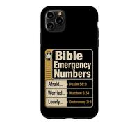 Christian Bible Emergency Numbers Scripture Gift Case for iPhone 11 Pro Max
