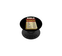 Christian Bible Emergency Numbers Scripture Verse Gift PopSockets Adhesive PopGrip