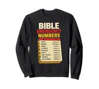 Christian Bible Emergency Numbers Scripture Verse Gift Sweatshirt