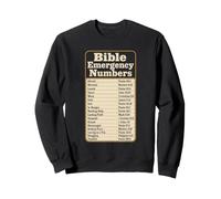 Christian Bible Emergency Numbers Scripture Verse Gift Sweatshirt