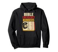 Christian Bible Emergency Numbers Verse Gift Pullover Hoodie