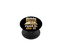 Christian Bible Nerd Read It Do It Faith Gift PopSockets Adhesive PopGrip