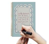 Christian Bible Notebook - Devotional Journal with Spiral Binding, Inspirational Prayer Book for Men and Women, Religious Study Notes for Daily Devotions, Faith-Based Writing, Spiritual Reflection