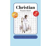 Christian Bible Puzzle Book: Word Searches Crosswords Sudoku with Easy to Read Print about Christianity, Bible, Jesus and More | 6x9 Inches, 120 Pages ... Gifts for vacations, Holidays, Fun Times