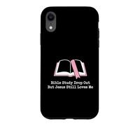 Christian Bible Study Dropout Jesus Loves Me Church Humor Case for iPhone XR