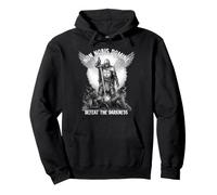 Christian Bible Study Faith Warrior Templar Defeat Darkness Pullover Hoodie