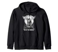 Christian Bible Study Faith Warrior Templar Defeat Darkness Zip Hoodie