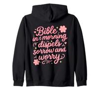 Christian Bible Study Saying for Women Zip Hoodie