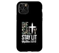 Christian Bible Verse Be Salty Stay Lit Matthew Bible Verse Case for iPhone 11 Pro
