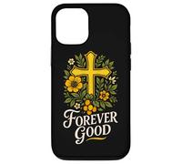 Christian Bible Verse Forever Good Jesus Floral Psalm 136:1 Case for iPhone 12/12 Pro
