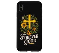 Christian Bible Verse Forever Good Jesus Floral Psalm 136:1 Case for iPhone XS Max