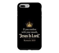 Christian Bible Verse Jesus Is Lord Romans 10:9 Gift Case for iPhone 7 Plus/8 Plus