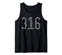 Christian Bible Verse John 3 16 Tank Top