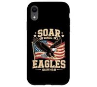 Christian Bible Verse Philippians 4:13 Soar On Wings Like Case for iPhone XR