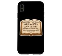 Christian Bible Verse Quote Matthew 5:6 Jesus Christ Faith Case for iPhone XS Max