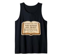 Christian Bible Verse Quote Matthew 5:6 Jesus Christ Faith Tank Top