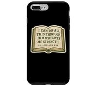 Christian Bible Verse Quote Philippians 4:13 Jesus Christ Case for iPhone 7 Plus/8 Plus