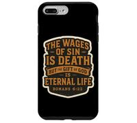 Christian Bible Verse Quote The Wages Of Sin Is Death Mens Case for iPhone 7 Plus/8 Plus