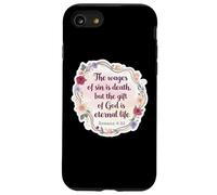 Christian Bible Verse Quote The Wages Of Sin Is Death Womens Case for iPhone SE (2020) / 7/8