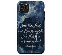 Christian Bible Verse Seek the Lord and His strength Case for iPhone 11 Pro Max