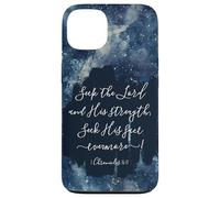 Christian Bible Verse Seek the Lord and His strength Case for iPhone 13