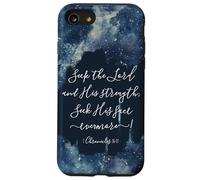 Christian Bible Verse Seek the Lord and His strength Case for iPhone SE (2020) / 7/8
