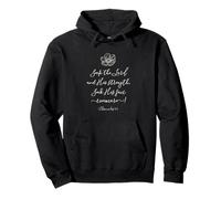 Christian Bible Verse Seek the Lord and His strength Pullover Hoodie