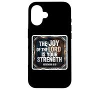 Christian Bible Verse The Joy Of The Lord Is Your Strength Case for iPhone 16