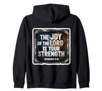 Christian Bible Verse The Joy Of The Lord Is Your Strength Zip Hoodie