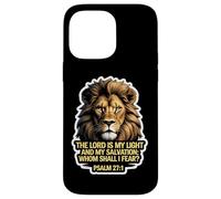 Christian Bible Verse The Lord Is My Light And My Salvation Case for iPhone 14 Pro Max