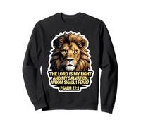 Christian Bible Verse The Lord Is My Light And My Salvation Sweatshirt