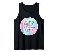 Christian Bible Verse This is The Day That The Lord Has Made Tank Top