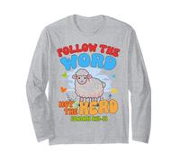 Christian Bible Verse Toddler Follow The Word Not The Herd Long Sleeve T-Shirt