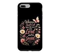 Christian Bible Verse Whosoever Shall Call Romans Gift Case for iPhone 7 Plus/8 Plus