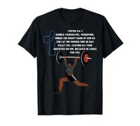 Christian Bible Verse Women Yoga Fitness Weight Training Gym T-Shirt