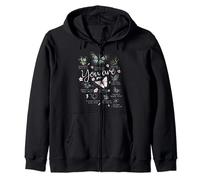 Christian Bible Verses, Bible, Watercolor Butterflies Psalms Zip Hoodie