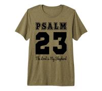 Christian Bible Verses Psalm 23 The Lord is My Shepherd Premium T-Shirt