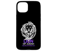 Christian Biblical Lion Of Judah Cool Cross Revelation Case for iPhone 15 Plus