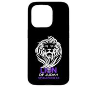 Christian Biblical Lion Of Judah Cool Cross Revelation Case for iPhone 15 Pro